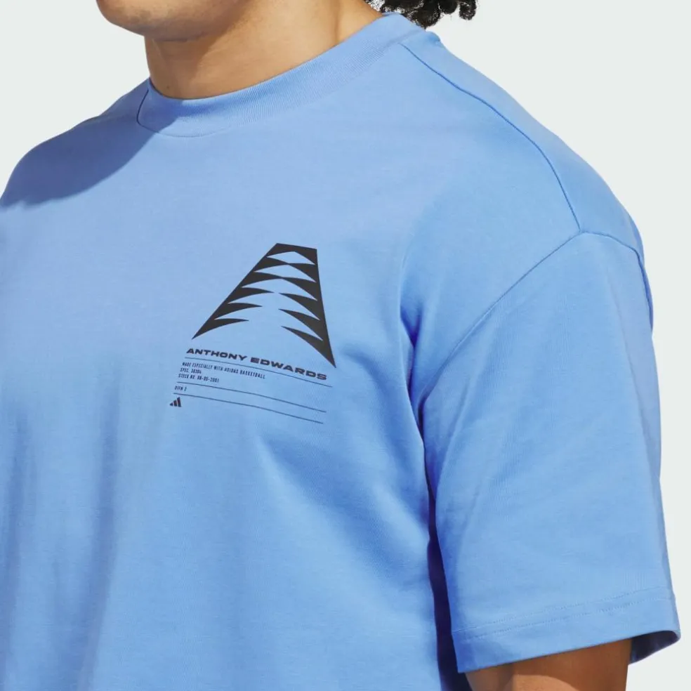 adidas · ANTHONY EDWARDS GFX SCHEMATIC TEE