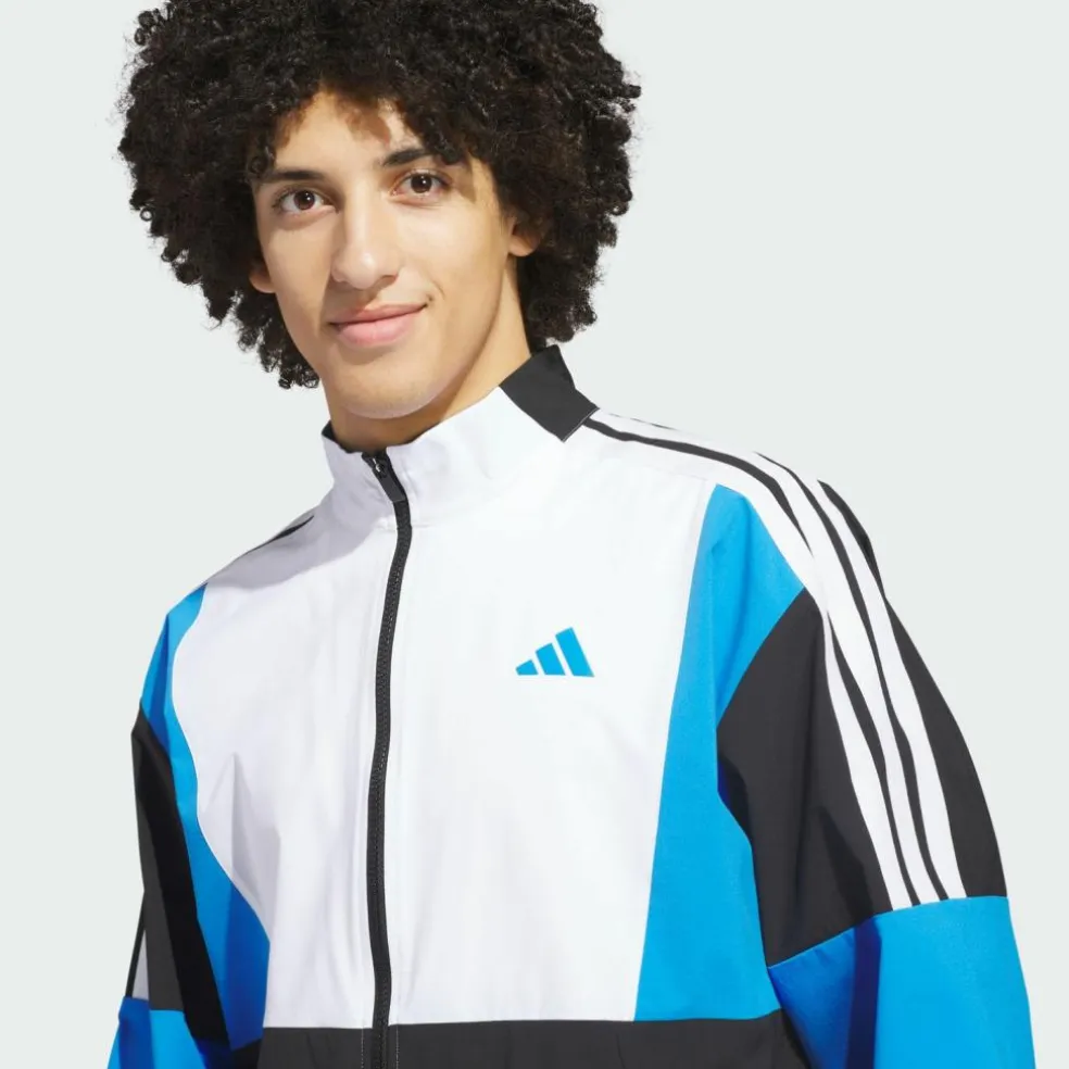 adidas · BEYOND TWISTWEAVE FULL-ZIP WINDBREAKER