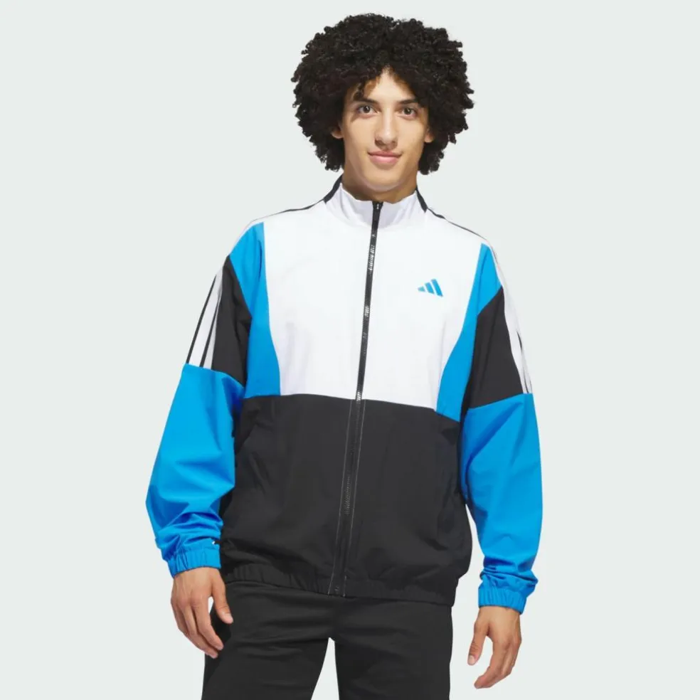 adidas · BEYOND TWISTWEAVE FULL-ZIP WINDBREAKER