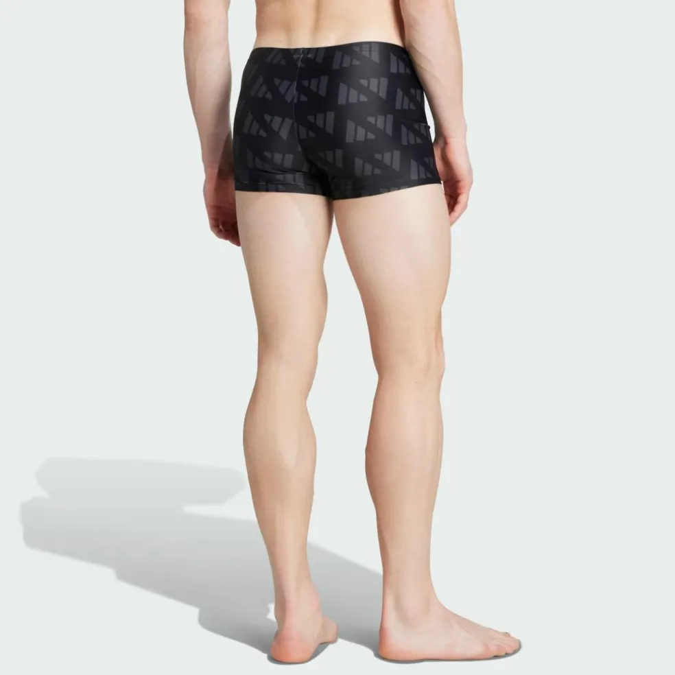 adidas · Logo Graphic 2 Inch Boxer-Badehose