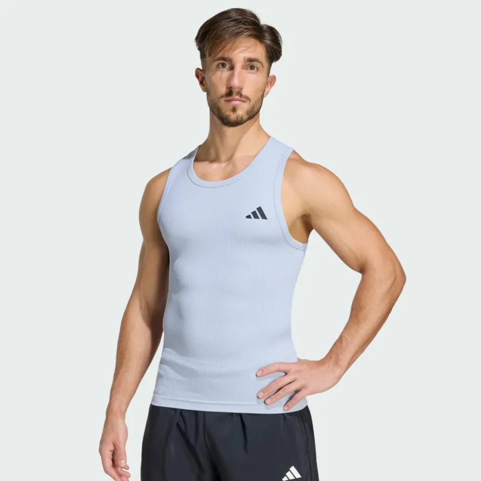 adidas · POWER ESSENTIALS WORKOUT RIB TANKTOP