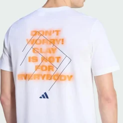 adidas · TENNIS CLAY IS NOT T-SHIRT MIT GRAFIK