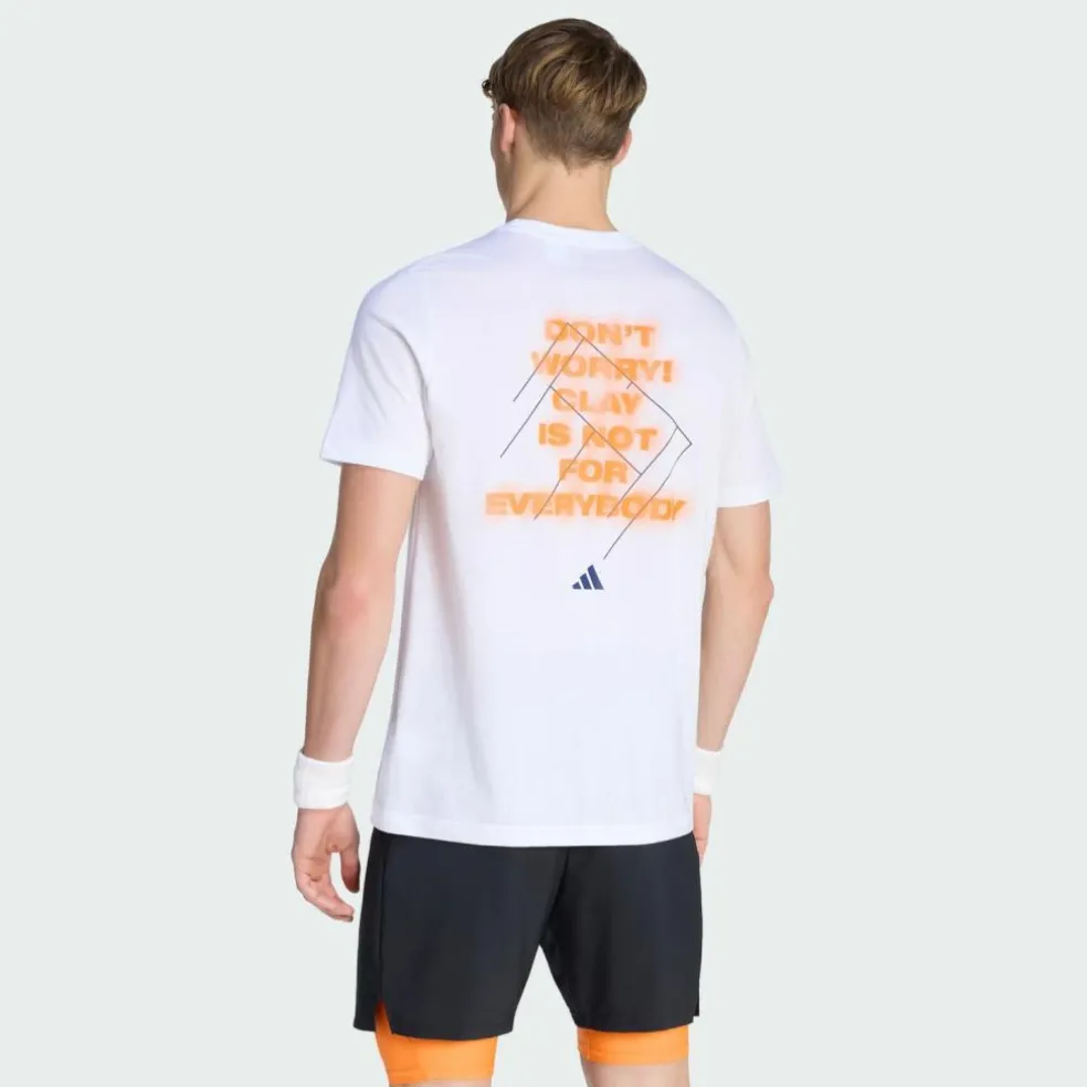 adidas · TENNIS CLAY IS NOT T-SHIRT MIT GRAFIK