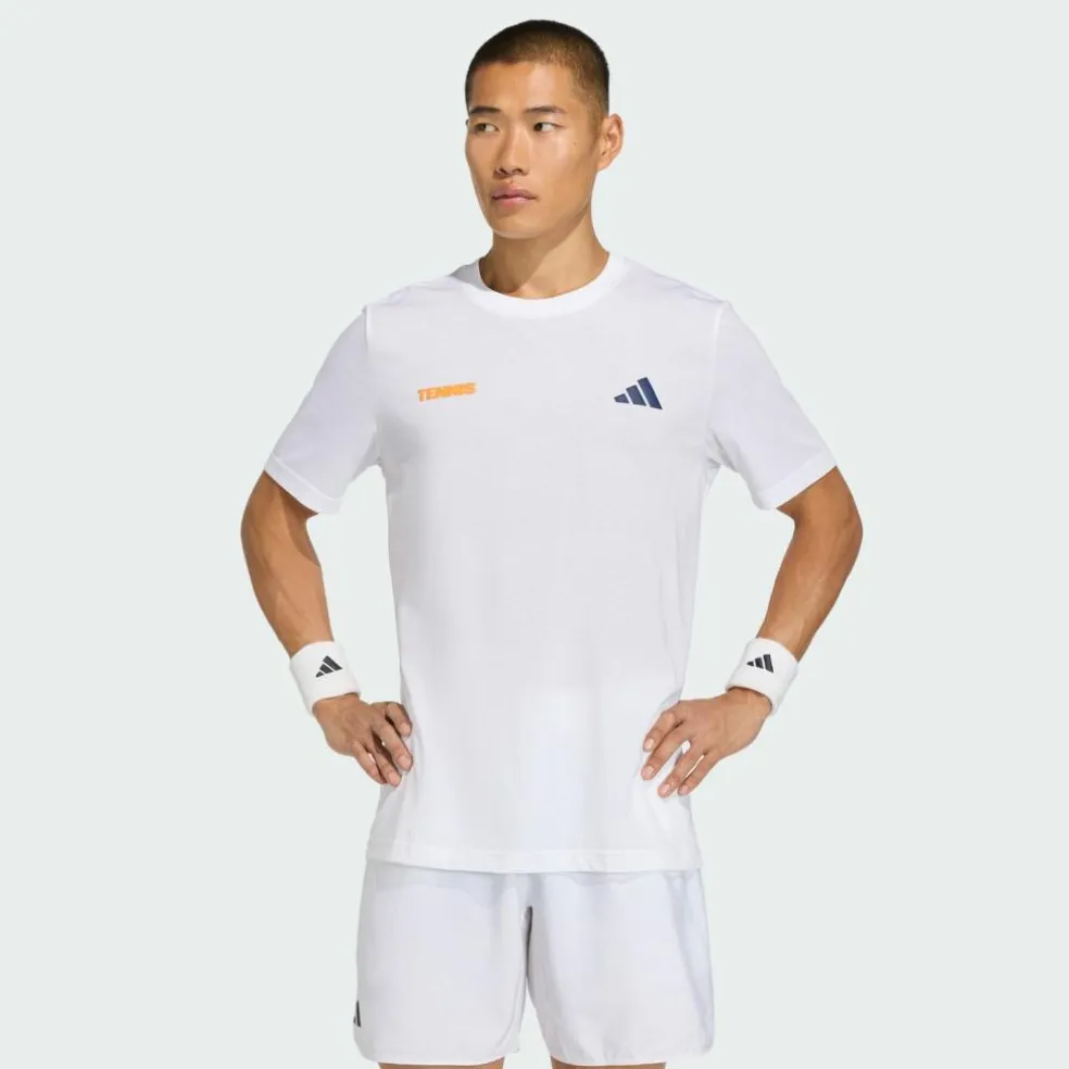 adidas · Tennis Hot Egg Grafik T-Shirt