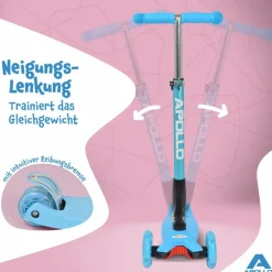 Apollo · Roller Kids Whiz LED Wheels