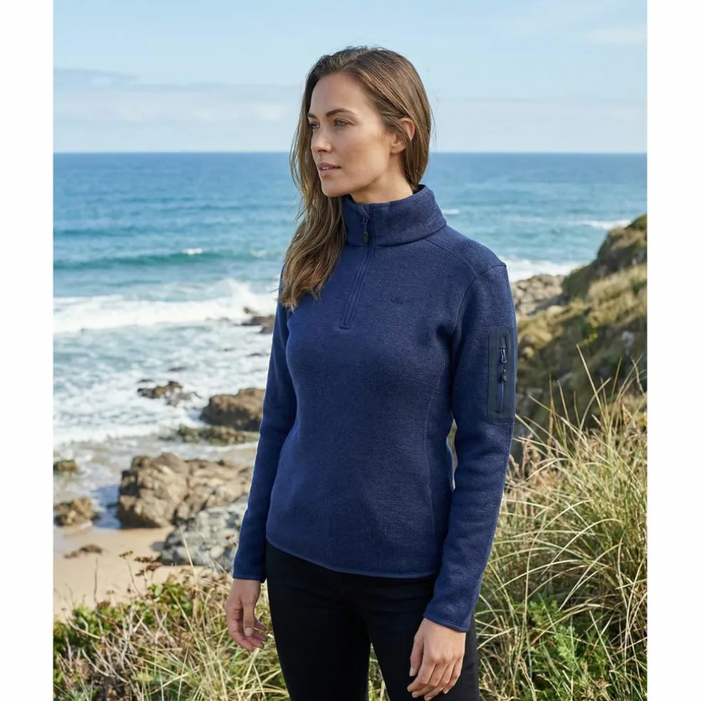 Jeff Green · 1/4 Zip Strickfleecepullover Helmi