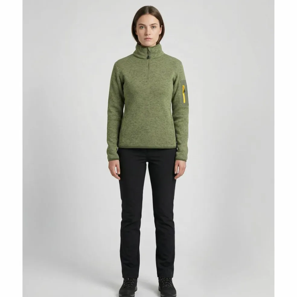 Jeff Green · 1/4 Zip Strickfleecepullover Helmi