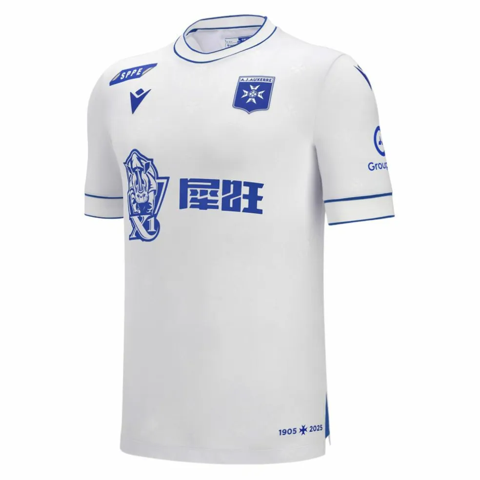 macron · AJ Auxerre Trikot Home 2025/2026 Weiß