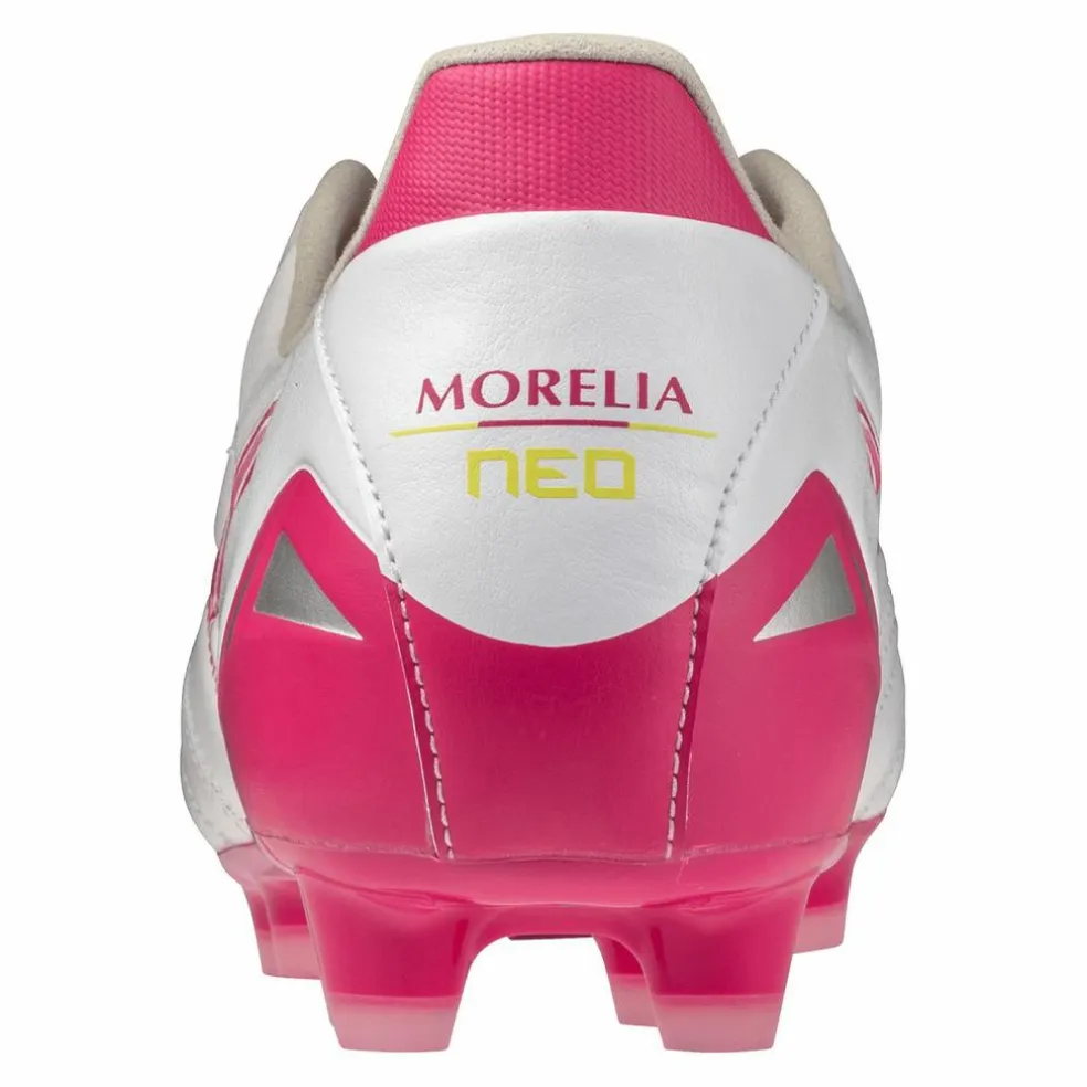 Mizuno · Morelia Neo IV Pro FG Blazing Flair Weiß