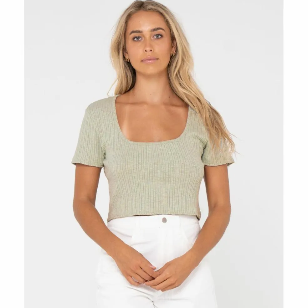 RUSTY · SIMMER CROP TOP