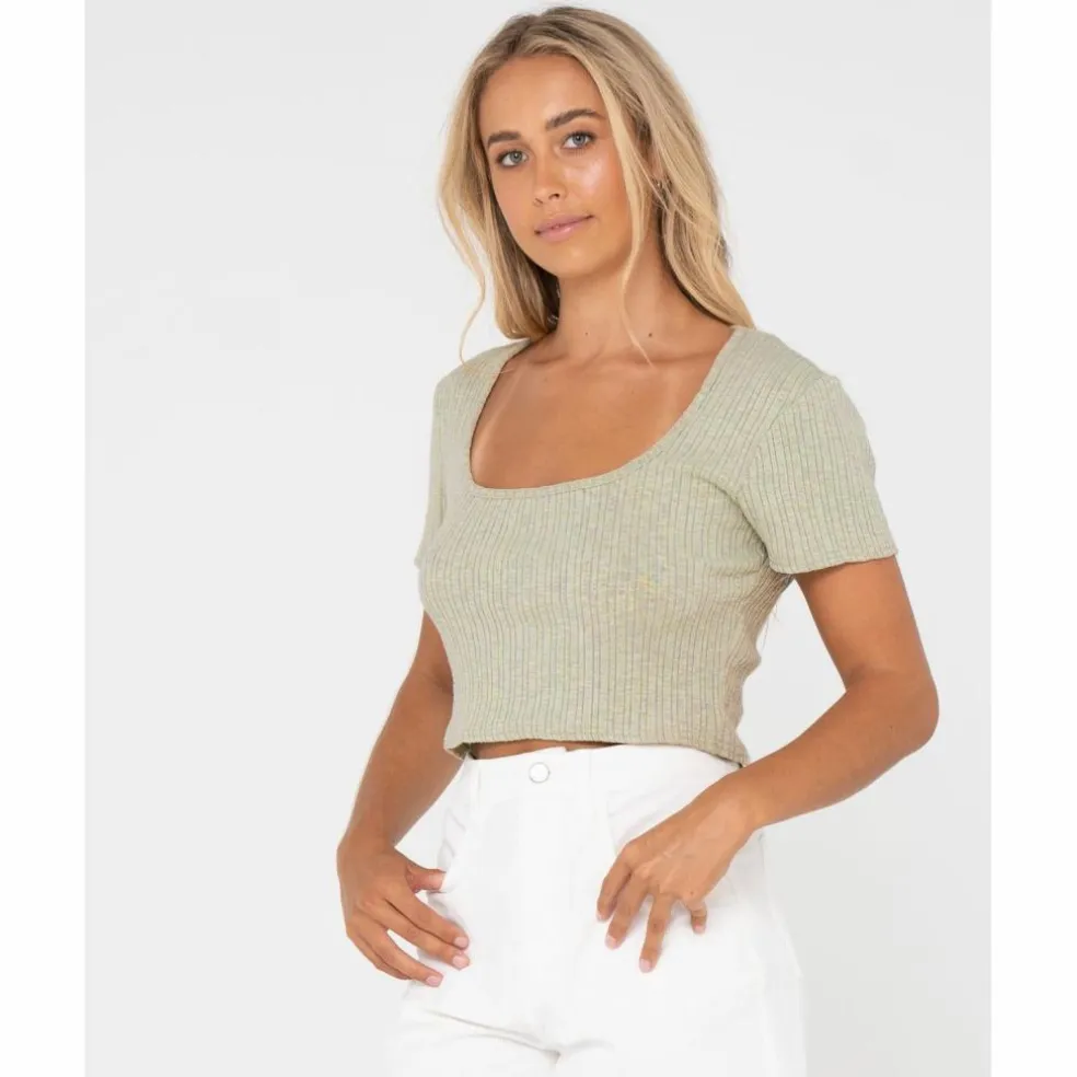 RUSTY · SIMMER CROP TOP