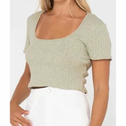RUSTY · SIMMER CROP TOP