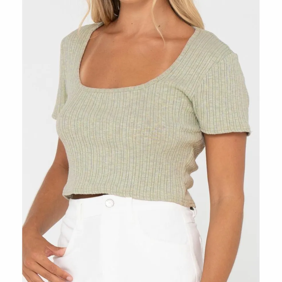 RUSTY · SIMMER CROP TOP