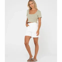 RUSTY · SIMMER CROP TOP