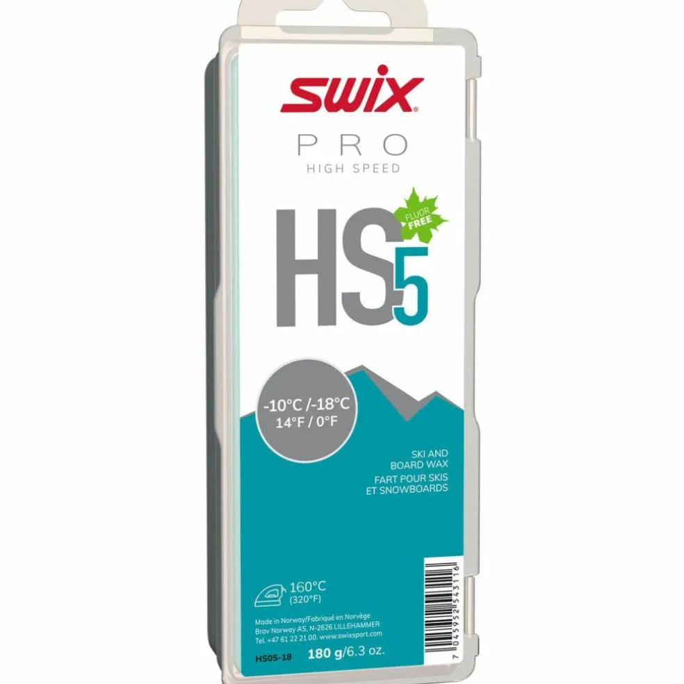 SWIX · HS5 Turquoise, -10°C/-18°C