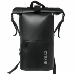 YEAZ · Wasserfester Rucksack weißes Logo