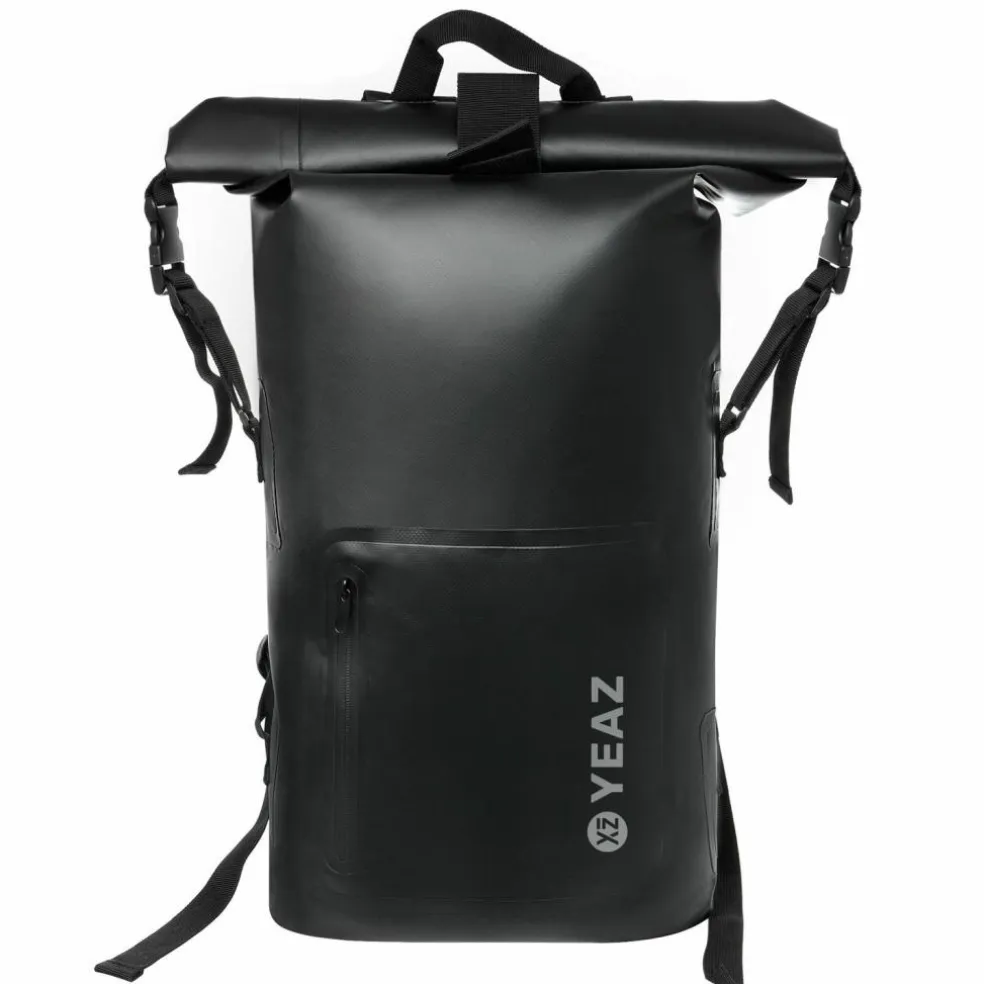YEAZ · Wasserfester Rucksack weißes Logo