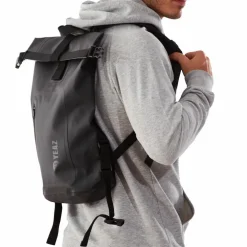YEAZ · Wasserfester Rucksack weißes Logo