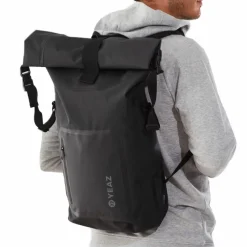YEAZ · Wasserfester Rucksack weißes Logo